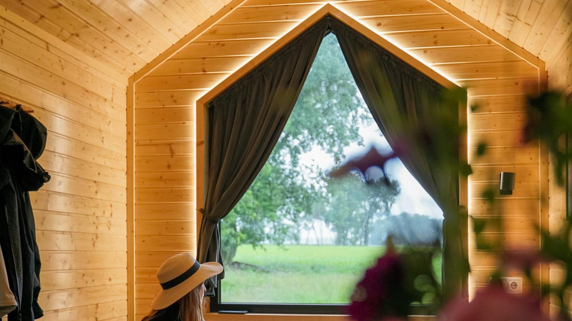 Lisi Grun Tiny House By Tiny Away Villa Sattledt Bagian luar foto